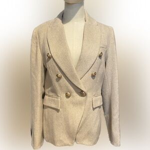 HERRINGBONE TWEED BLAZER